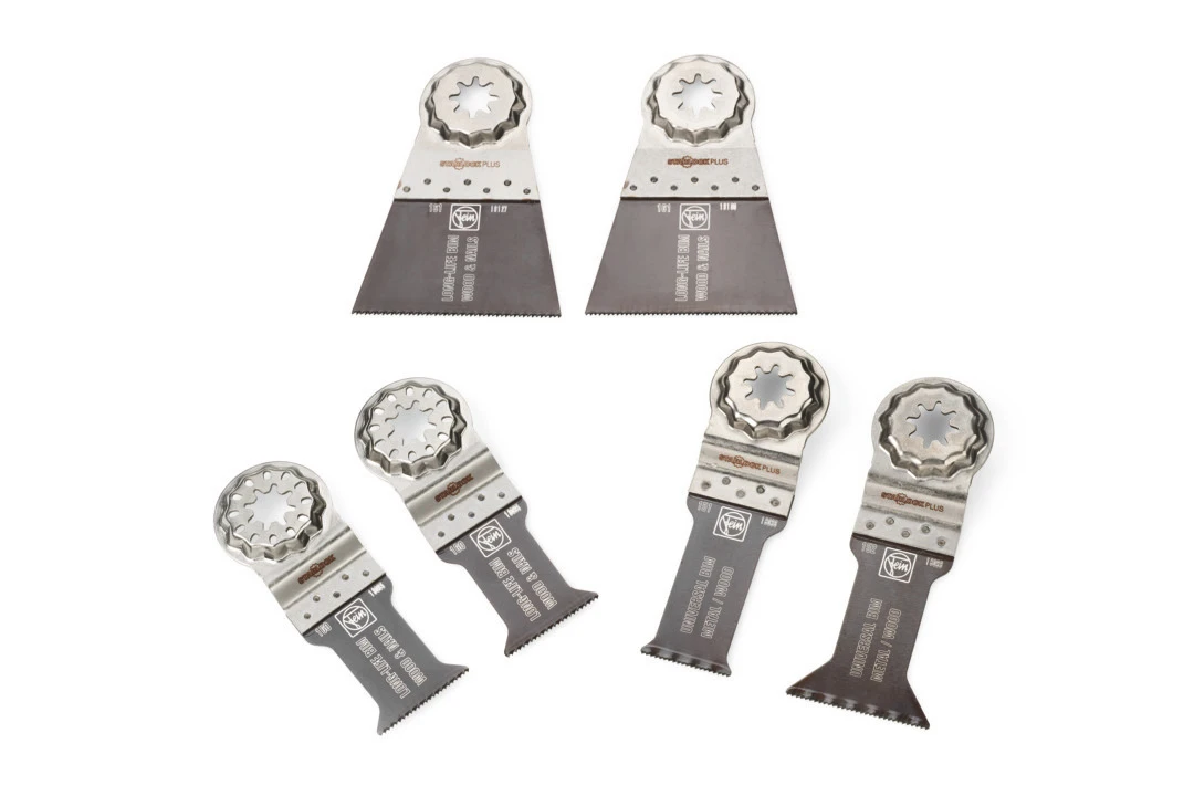 Fein MultiMaster E-Cut Wood & Metal Oscillating Blade Set, 6-Piece (35222942080)