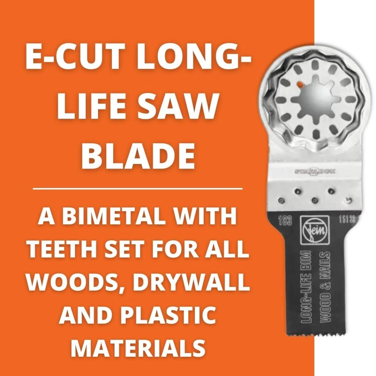 FEIN Starlock E-Cut Long-Life Saw Blade - Narrow Shape 3/4" Width (63502183290) — product image 3