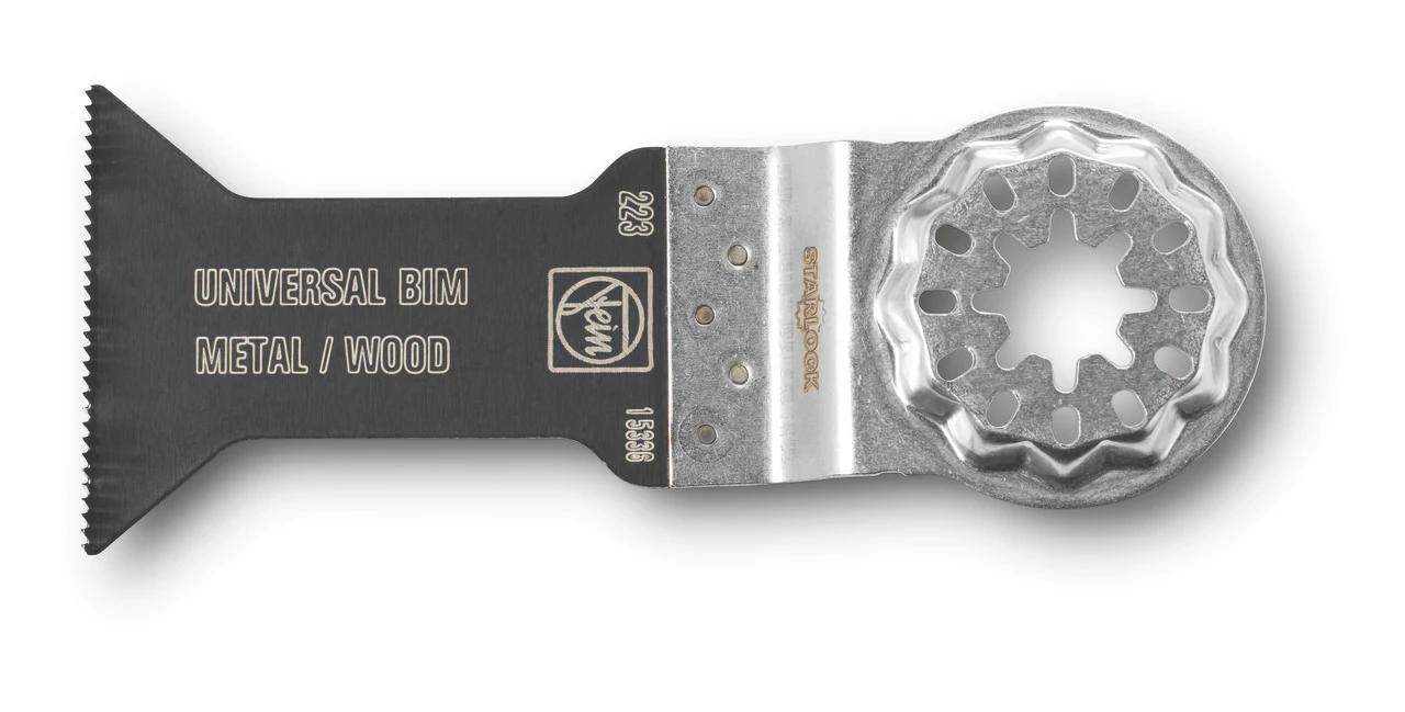 Fein Starlock E-Cut Blade 1-3/4x2-1/4" Wood, Drywall, Plastic 3-Pack (63502223270) — product image 2