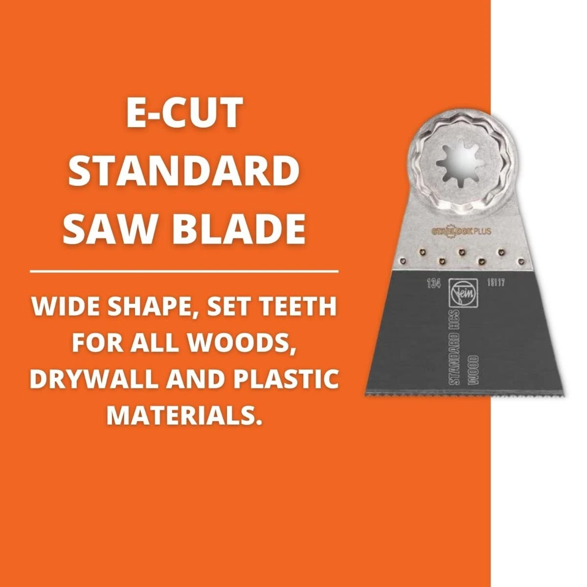 Fein StarLock Plus E-Cut Oscillating Saw Blade 65mm 3-Pack (63502134270) — product image 3