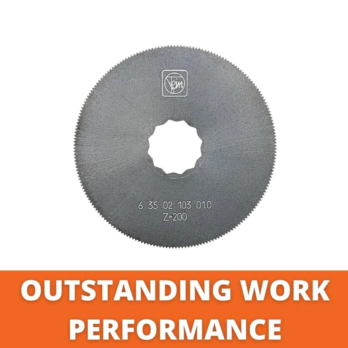 Fein SuperCut 80mm HSS Saw Blade for Metal and Wood 2-Pack (63502103010) — product image 3