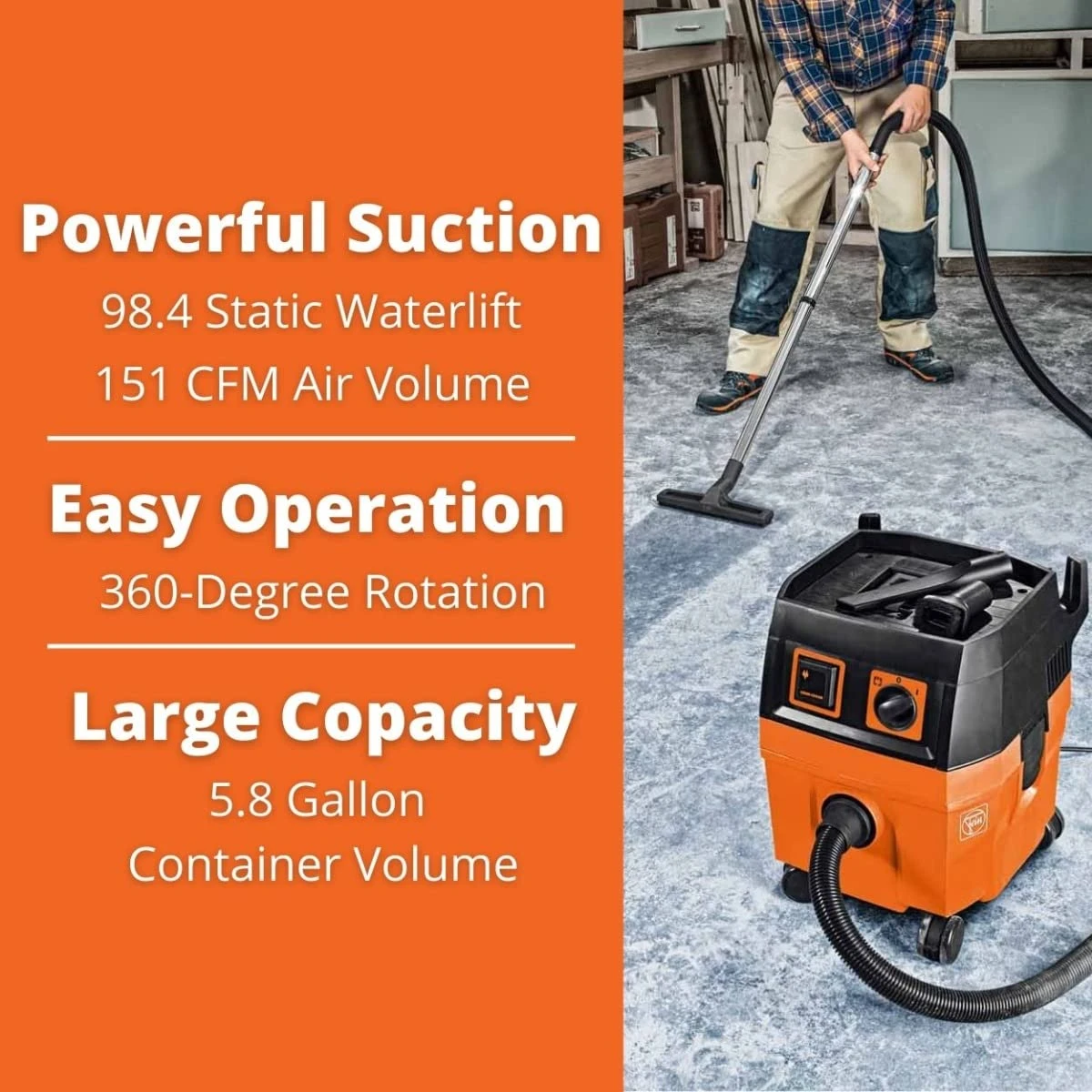 Fein Turbo I Wet/Dry Dust Extractor Comprehensive Set (92035236090) — product image 3