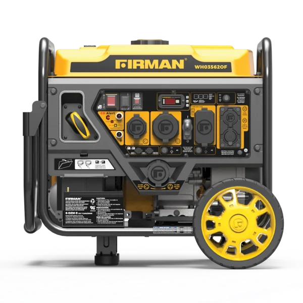 Firman Dual Fuel Inverter Portable Generator 4400/3500W Electric Start Open Frame CO Alert 50 ST CAN (WH03562OF)