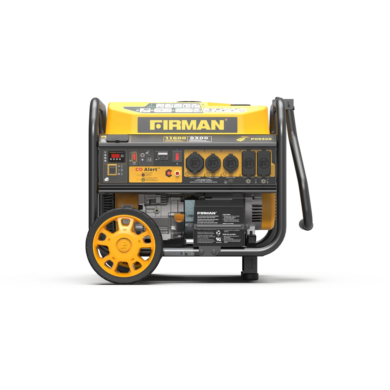 Firman Gas Portable Generator 11400/9200W Remote Start TT-30 Adapter CO Alert 50 ST CAN (P09305)