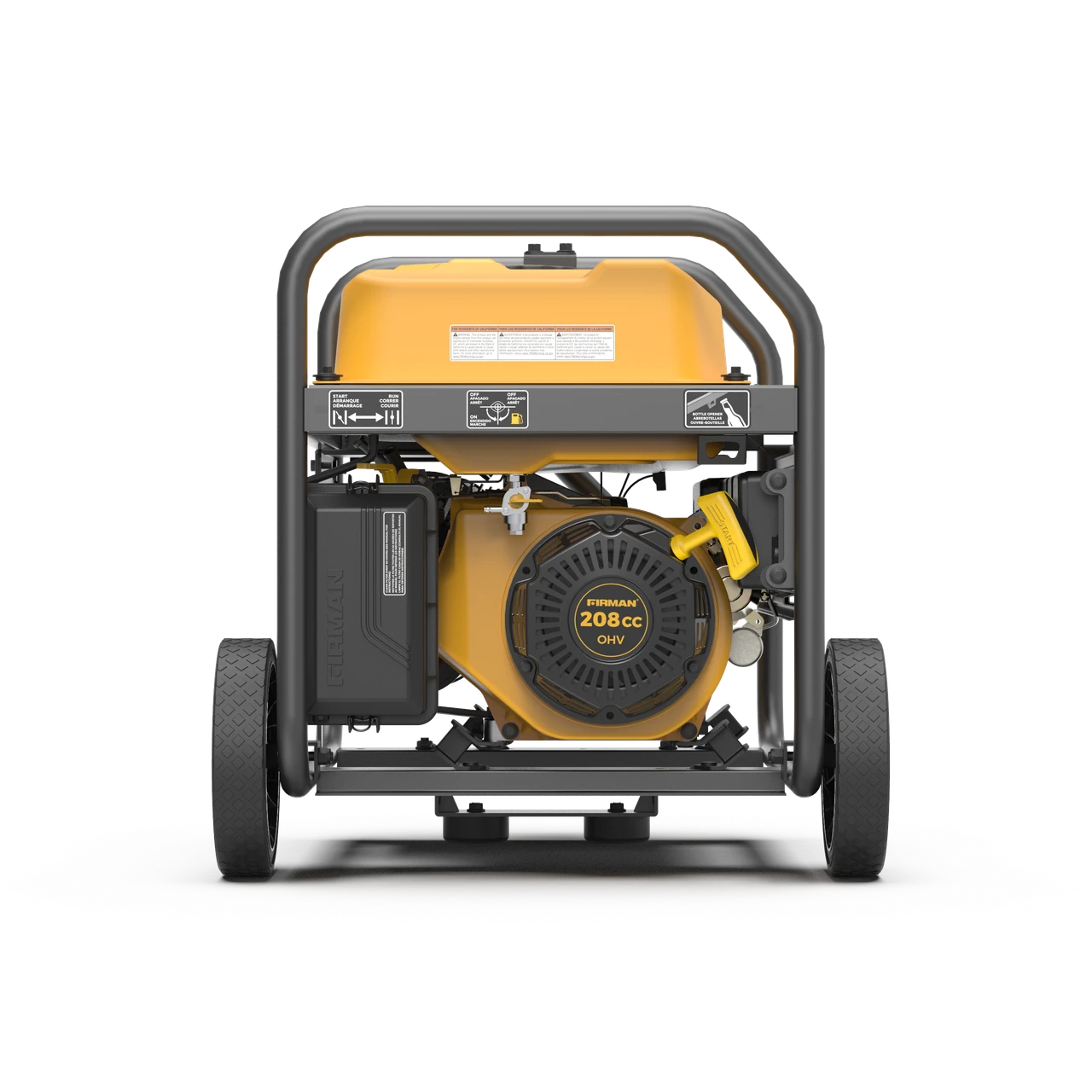 Firman Gas Portable Generator 4550/3550W Recoil Start Wheel Kit and CO Shutoff 50 ST CAN (P03504) — product image 3