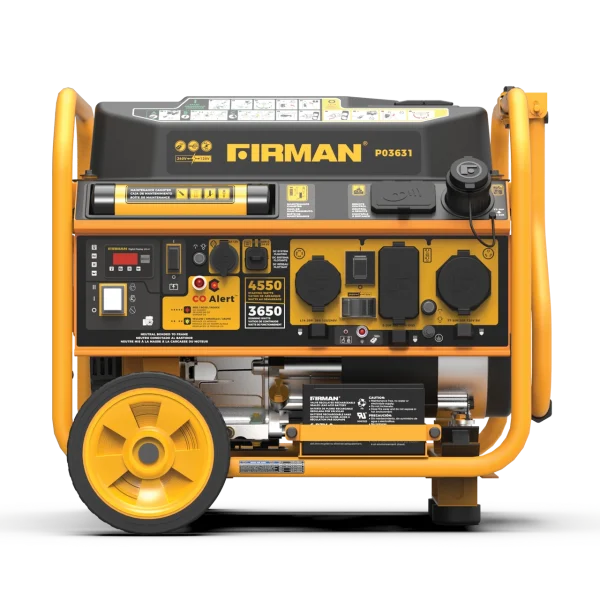 Firman Gas Portable Generator 4550/3650 Watt Ultimate Remote Start 120/240V Wheel Kit CO Alert 50 ST CAN (P03631)