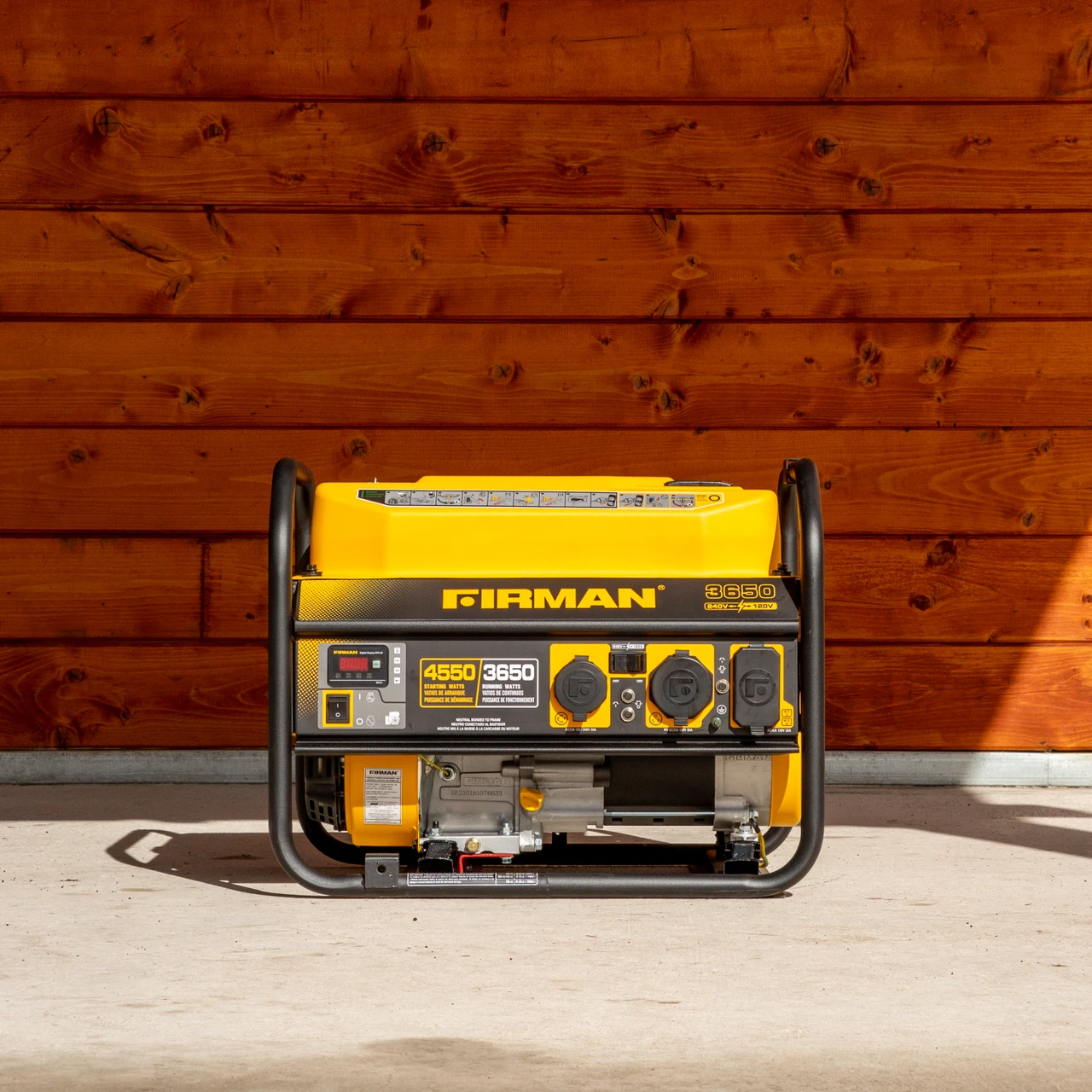 Firman Gas Portable Generator 4650/3650W Recoil Start 120/240V Voltage Selector 49 ST CAN (P03606) — product image 7