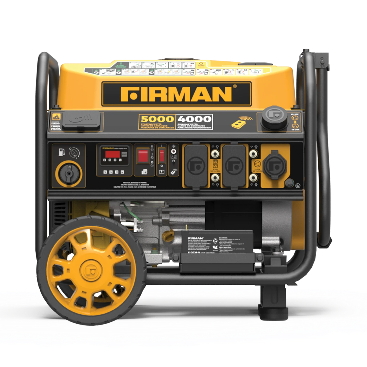 Firman Gas Portable Generator 5000/4000W Remote Start 50 ST CAN (P04001)
