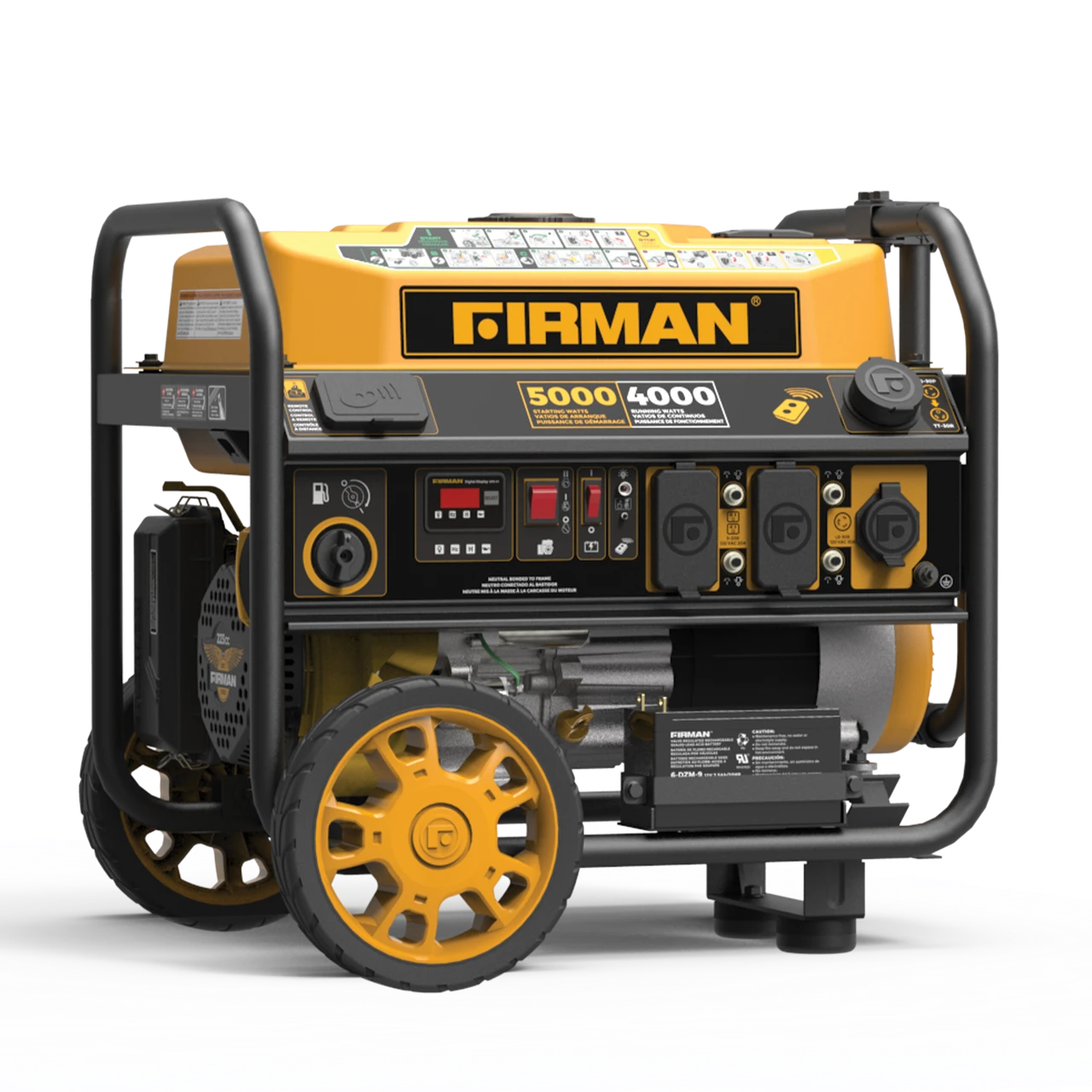 Firman Gas Portable Generator 5000/4000W Remote Start 50 ST CAN (P04001) — product image 2