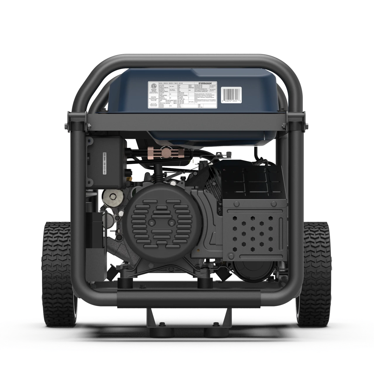 Firman Tri Fuel Portable Generator 11400/9200W Electric Start Wheel Kit CO Alert 50 ST CAN (T09275) — product image 5