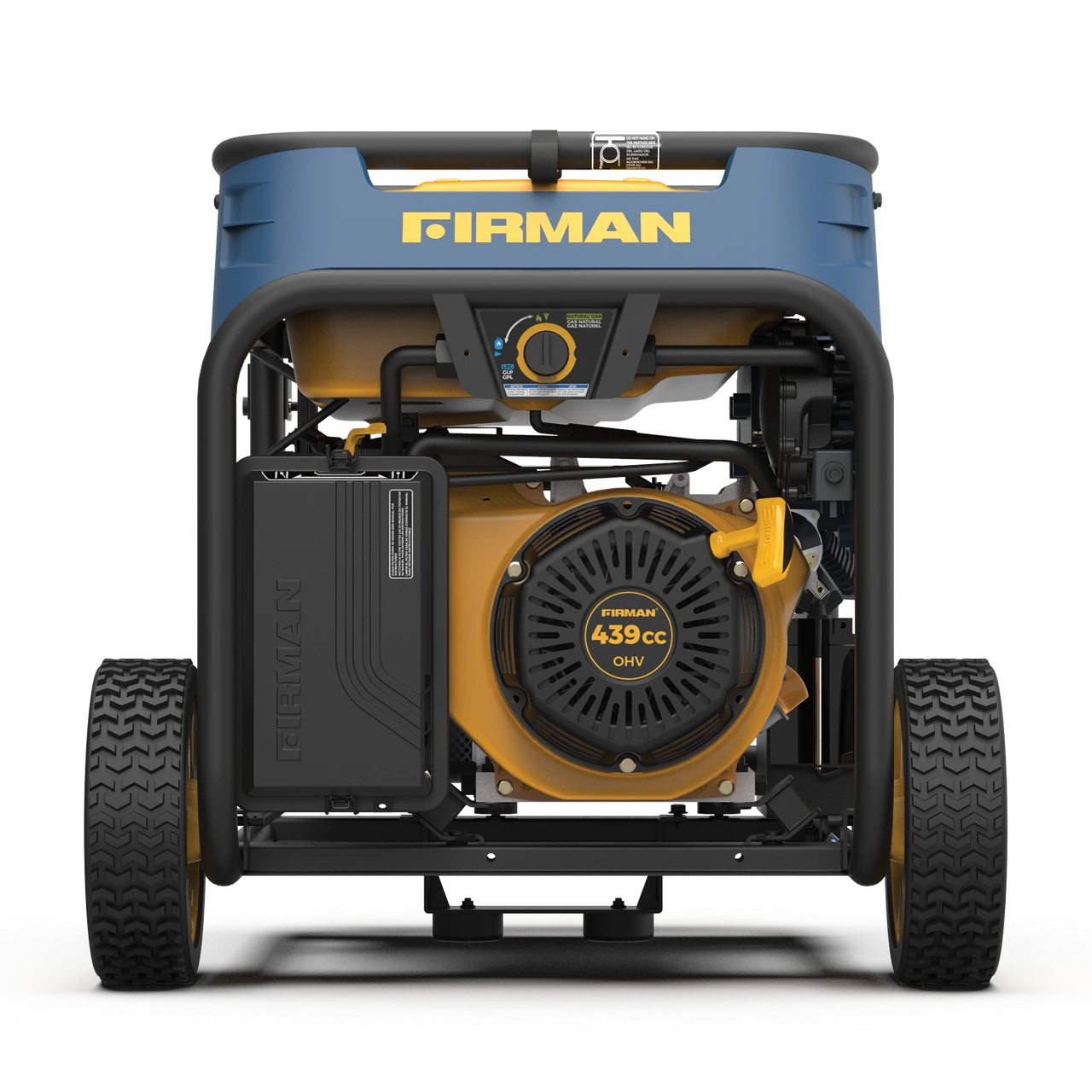 Firman Tri Fuel Portable Generator 9400/7500W Electric Start Gas, Wheel Kit 50 ST CAN (T07571) — product image 3