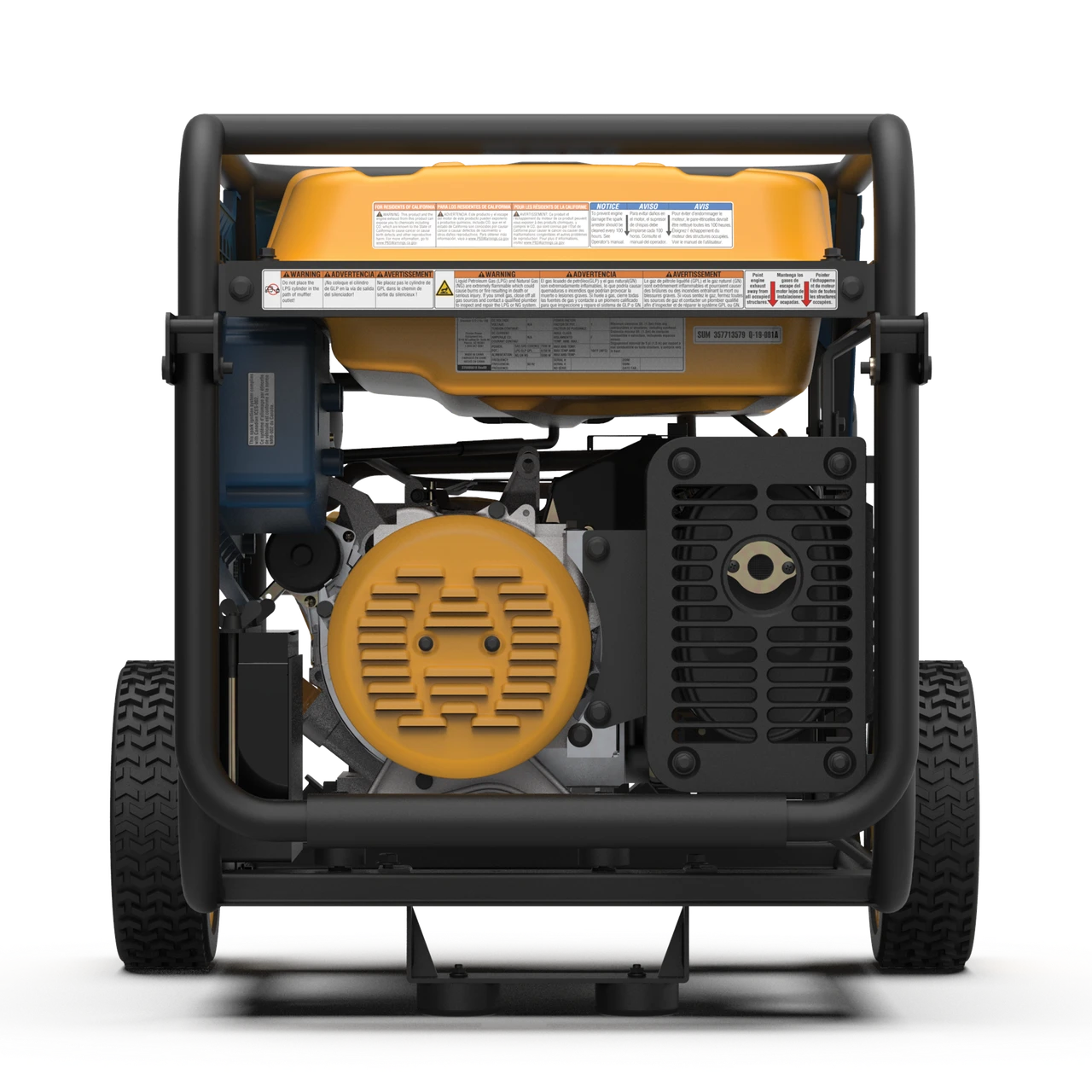 Firman Tri Fuel Portable Generator 9400/7500W Electric Start Gas, Wheel Kit 50 ST CAN (T07571) — product image 5