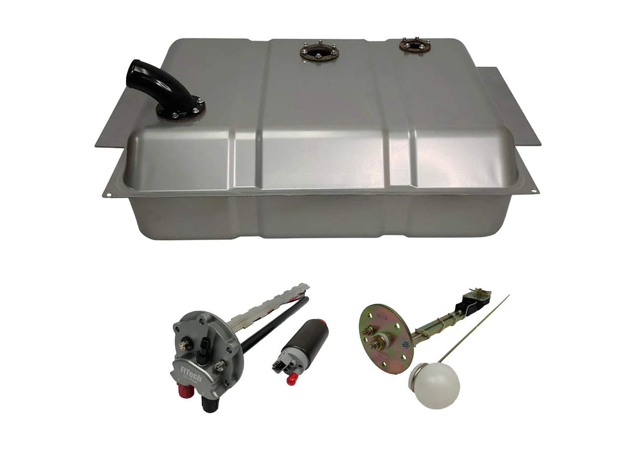 FiTech 1963-66 Chevy Truck Side Fill 340LPH EFI Fuel Tank Kit (58047)