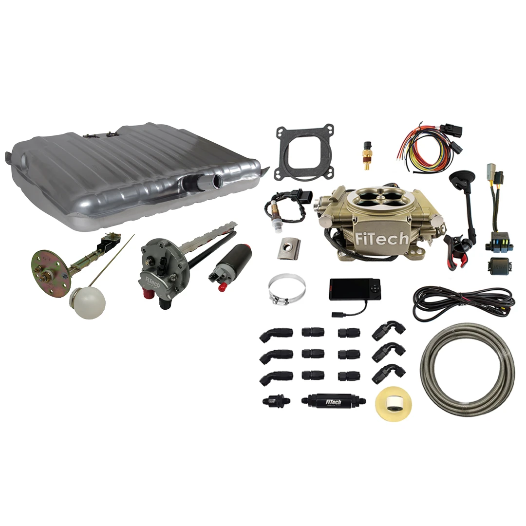 FiTech 1964-1967 Chevelle 600 HP Gold EFI w/ Pump & Fuel Lines (38007)