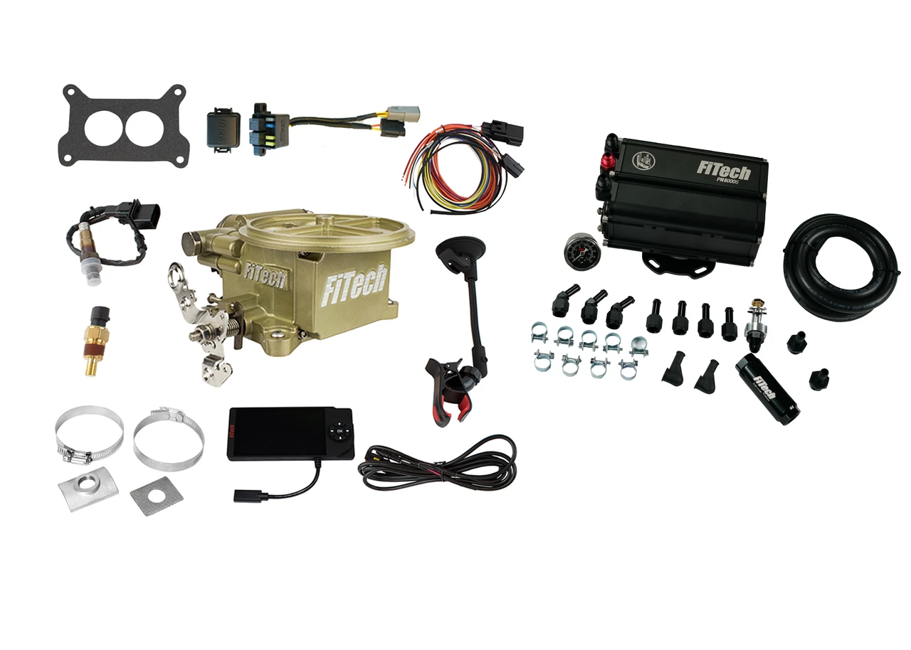 FiTech 2 Barrel 400 HP Classic Gold EFI w/ Force Fuel (35591)