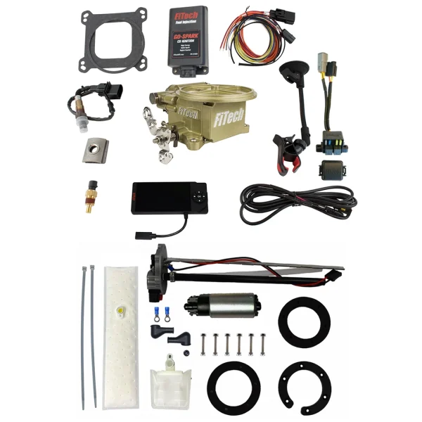 FiTech 2 Barrel 400HP Classic Gold EFI In-Tank Fuel Pump & CDI (93991)