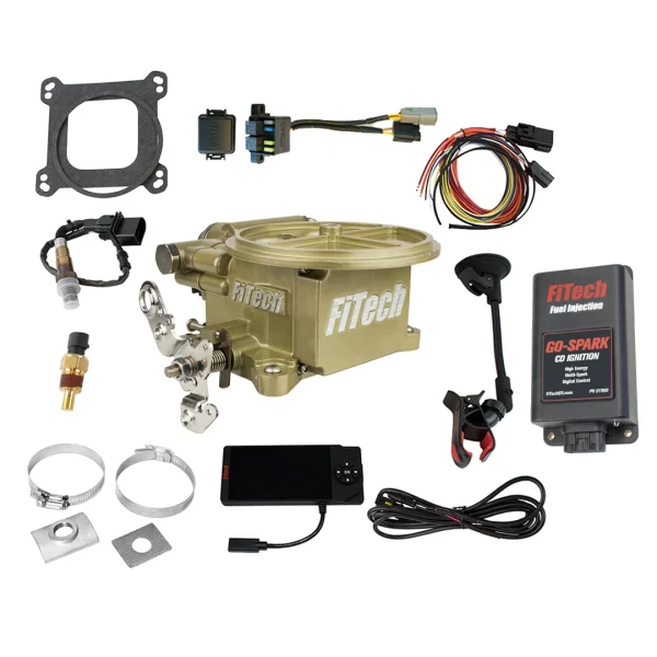 FiTech 2 Barrel EFI 400HP Classic Gold w/ CDI Box (93901)