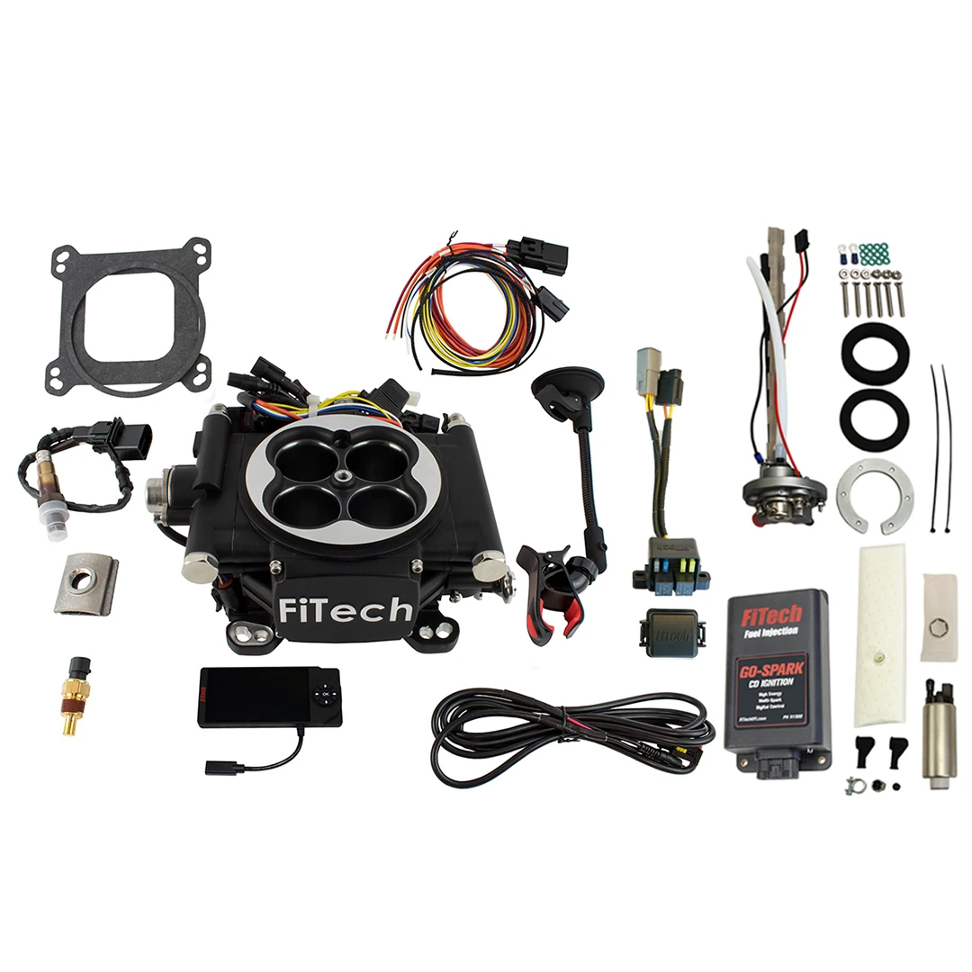 FiTech 600HP Matte Black EFI w/ 340 LPH Pump & CDI Box (96202)