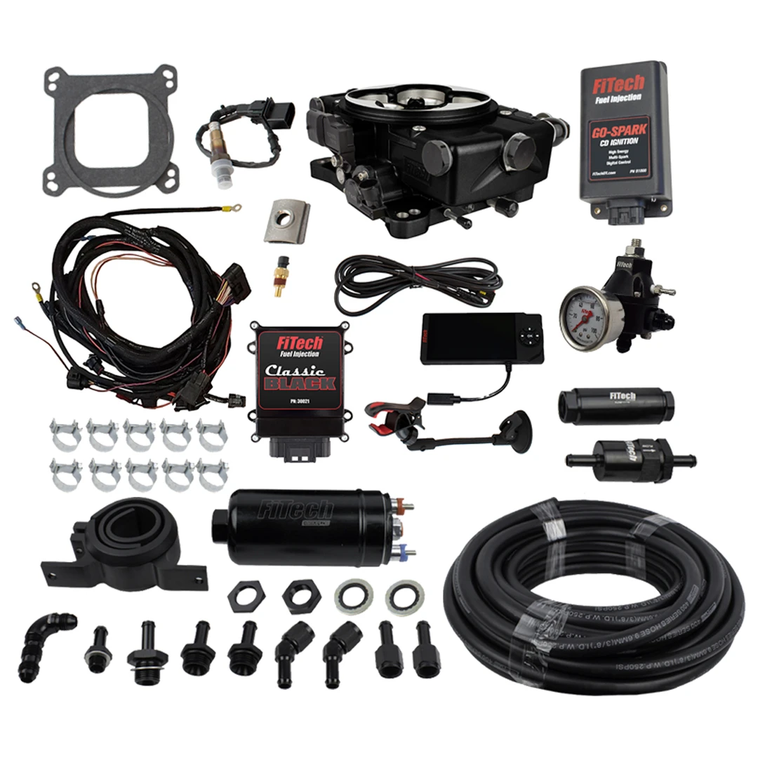 FiTech Classic Gold 650 HP EFI w/ Force Fuel, CDI & Regulator (93121)