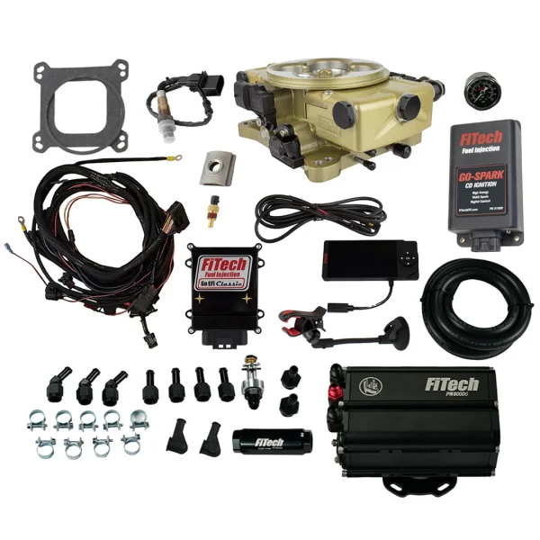 FiTech Classic Gold 650 HP EFI w/ Force Fuel Tank & CDI (93557)