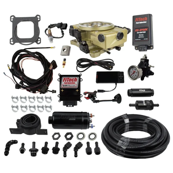 FiTech Classic Gold 650 HP EFI w/ Inline Pump, CDI & Regulator (93120)