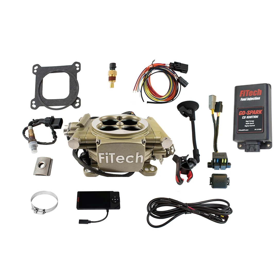 FiTech Easy Street EFI 600HP Classic Gold w/CDI Box (93005)