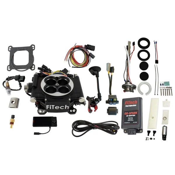 FiTech EFI 4 600 HP Matte Black w/ 255 LPH In-Tank Pump & CDI (96502)