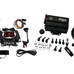 FiTech EFI 4 600 HP Power Adder Matte Black w/ Force Fuel (35504)