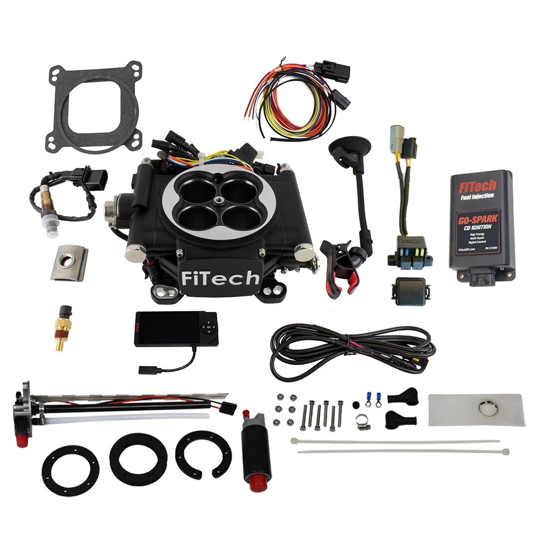 FiTech EFI 4 600HP Matte Black w/ In Tank Retrofit & CDI Box (93602)