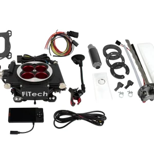 FiTech EFI 4 600HP Power Adder Matte Black w/ Retrofit Kit (36204)