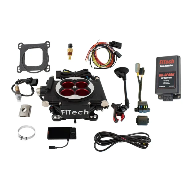 FiTech EFI 4 600HP System Power Adder Black Finish w/CDI Box (93004)