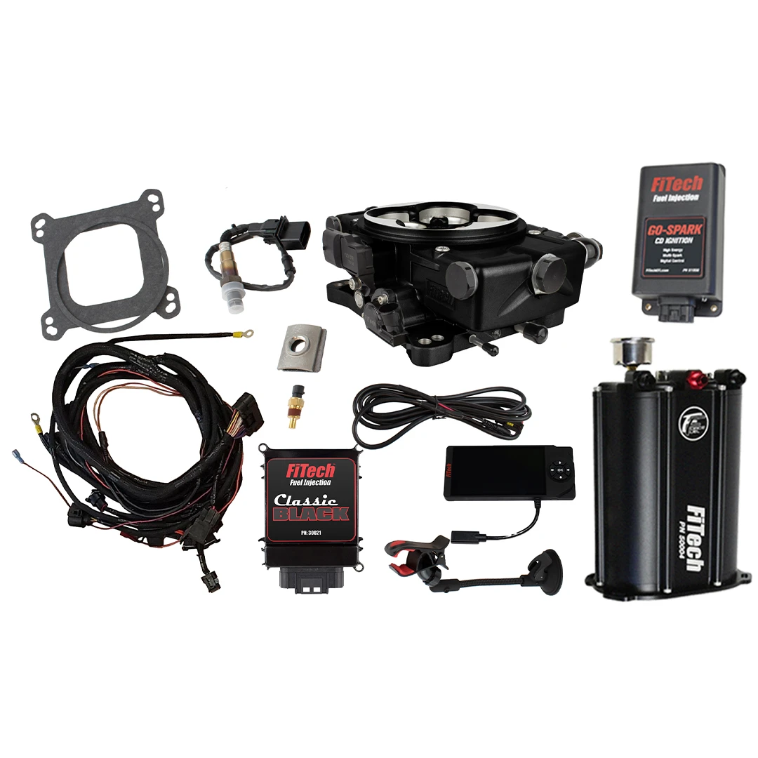 FiTech EFI 550HP Classic Black ECU w/Force Fuel & CDI Box (93521)