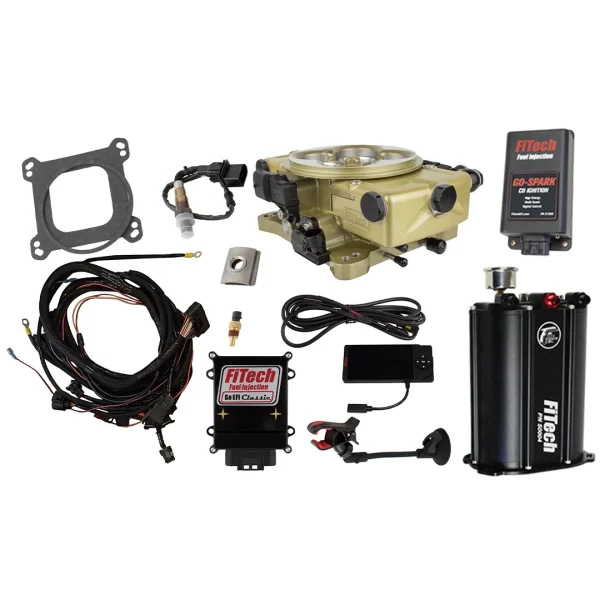 FiTech EFI 650HP Classic Gold ECU w/ Force Fuel & CDI Box (93520)