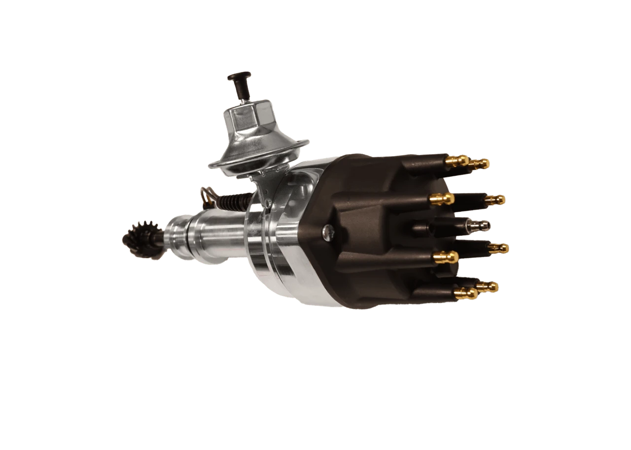 FiTech Ford 351C 400C/M Mech. Adv. Distributor w/ Vacuum (99038)
