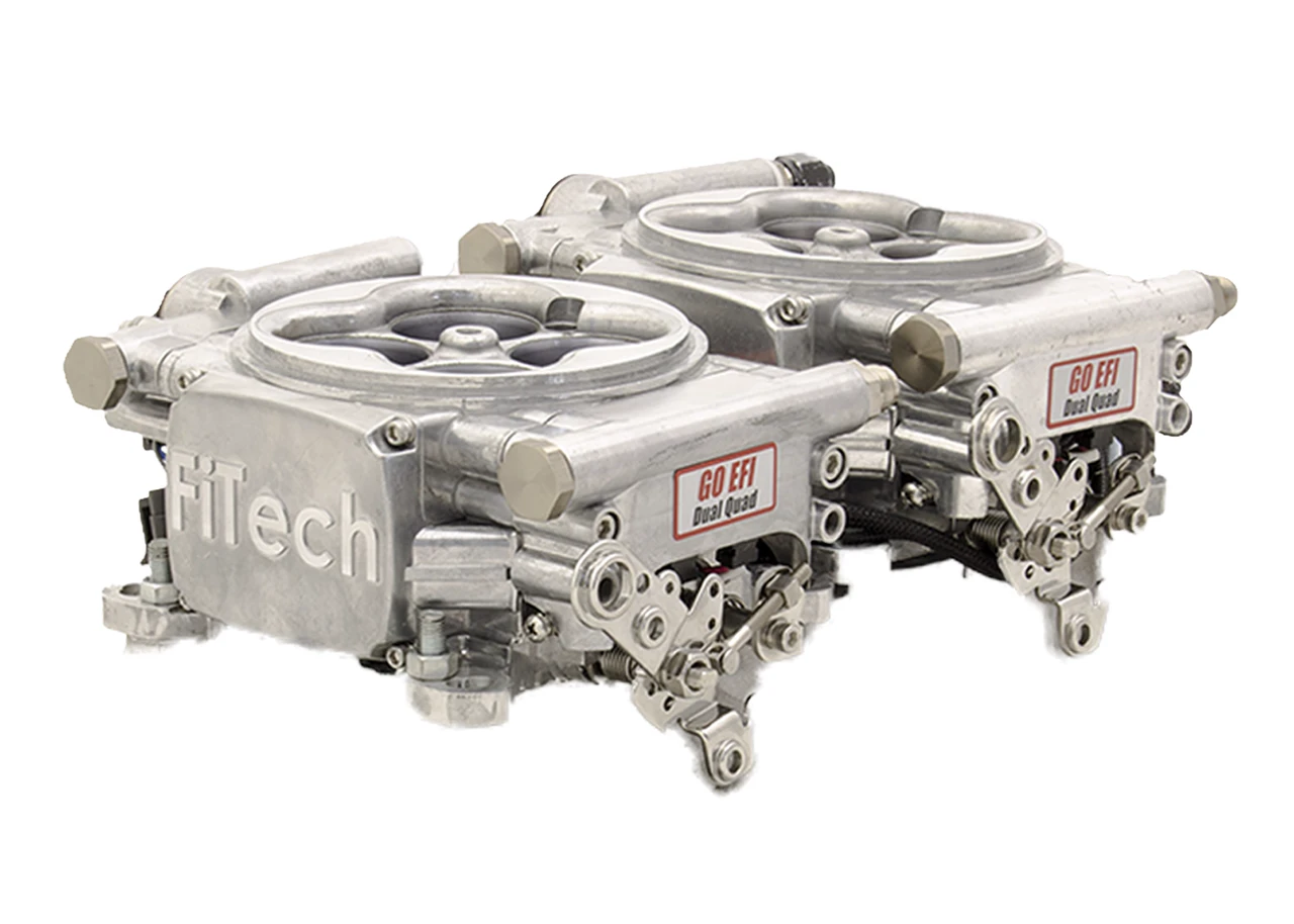 FiTech Go EFI 2x4 Bright Aluminum Finish 625HP System (30061)