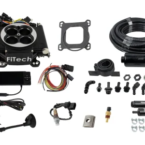 FiTech Go EFI 4 600 HP Black Master Kit w/Inline Fuel Pump (31002)