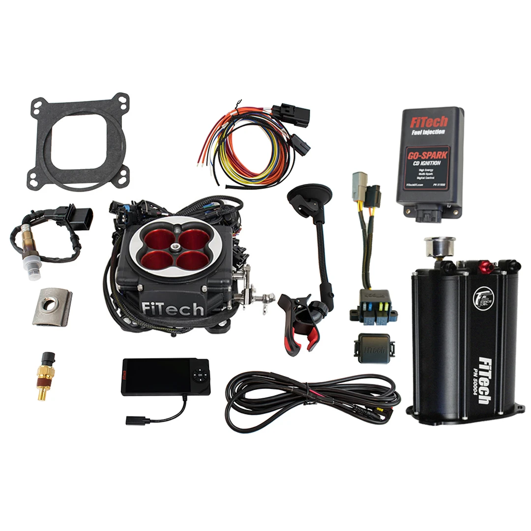 FiTech Go Port EFI Standalone w/ Force Fuel & CDI Master Kit (93514)