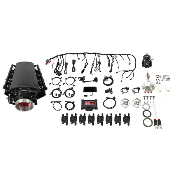 FiTech LS 1000HP EFI LS3 Intake Dual Pump Kit w/Trans Control (78935)