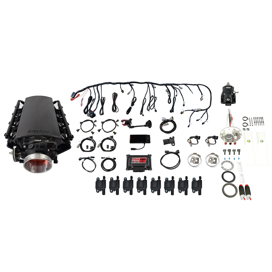 FiTech LS 1000HP EFI LS3 Intake Dual Pump Kit w/Trans Control (78935)