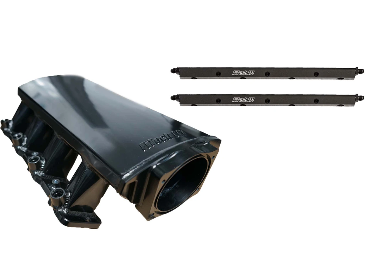 FiTech LS3 Short Aluminum Intake Manifold w/ Rails (70065)