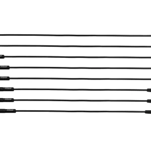 FiTech SBC (OVC) HEI Dist End 90/Str Spark Plug Wire Kit (90016)