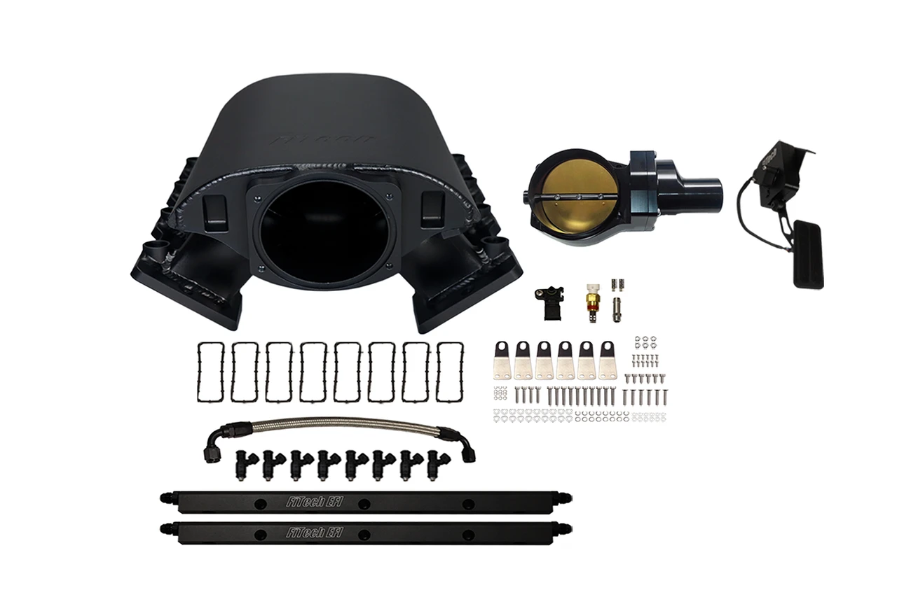 FiTech Ultimate Rebel LS 1000 HP Loaded/Short Cathedral Intake (70070)