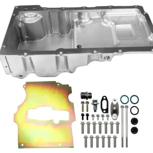 FiTech Ultra Low Profile Polished 6.10 Qts Engine Oil Pan (130103)