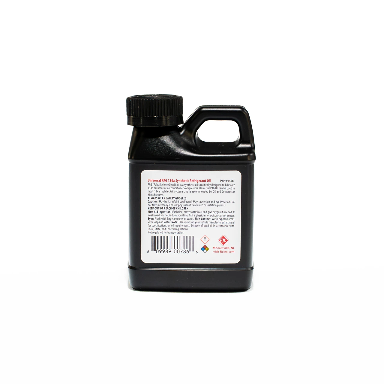 FJC Universal PAG Oil for R134a and R1234yf Systems, 8 oz (2468) — product image 2