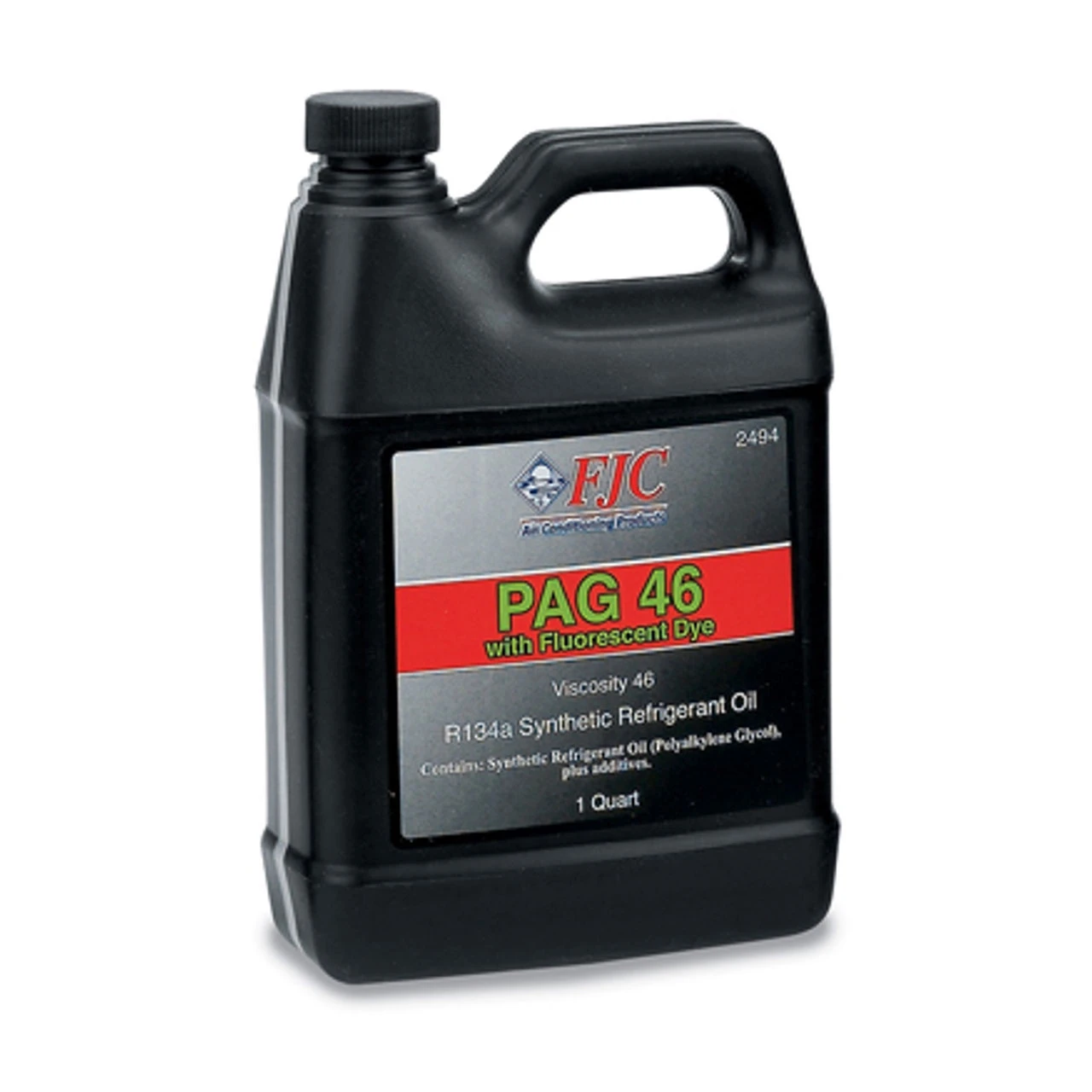 FJC PAG Oil 46 with UV Dye for Air Conditioning Systems, Quart (2494)