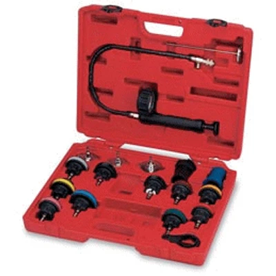 FJC Radiator and Cap Pressure Tester Kit for Vehicle Diagnostics (43658)