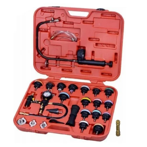 FJC Deluxe Radiator & Cap Pressure Test Kit with Coolant Vacuum Refill (43664)