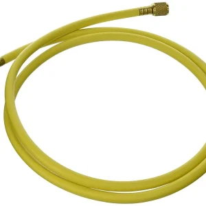 FJC R134a 72 Inch Standard Yellow Charging Hose for AC Systems (6527)