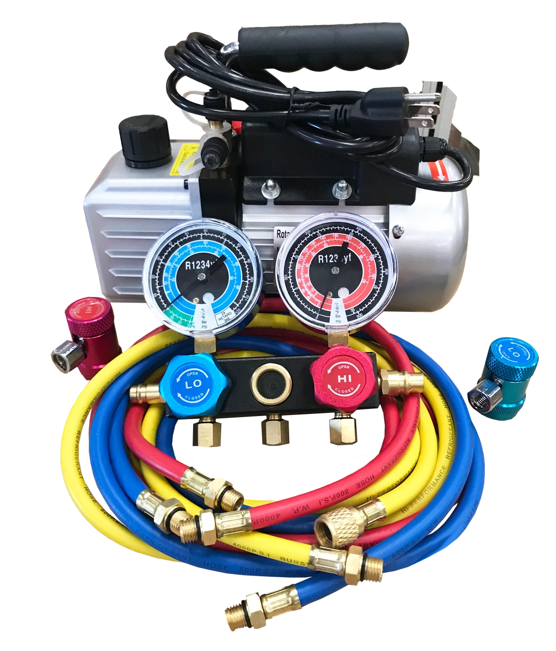 FJC Vacuum Pump and Gauge Set for R-1234yf A/C Systems (9281yf) — product image 5