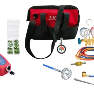 FJC R-134a Tools-in-a-Tote Assortment Auto A/C Repair Kit (9295)